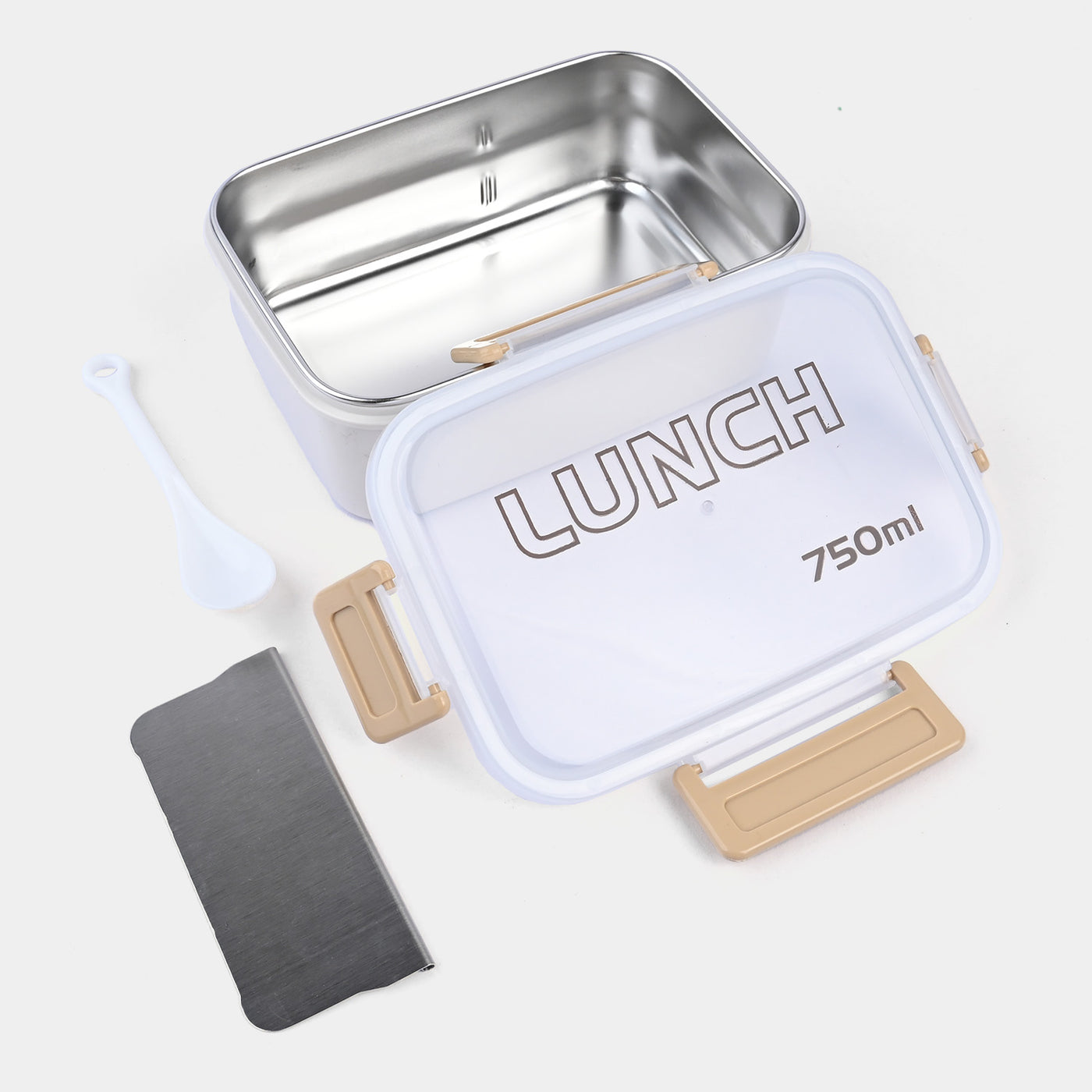 STAINLESS STEEL LUNCH BOX | Off white