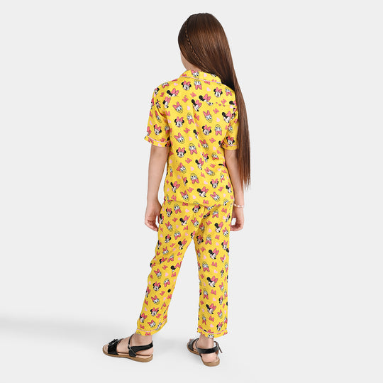 Girls Viscose Nightwear-Multi