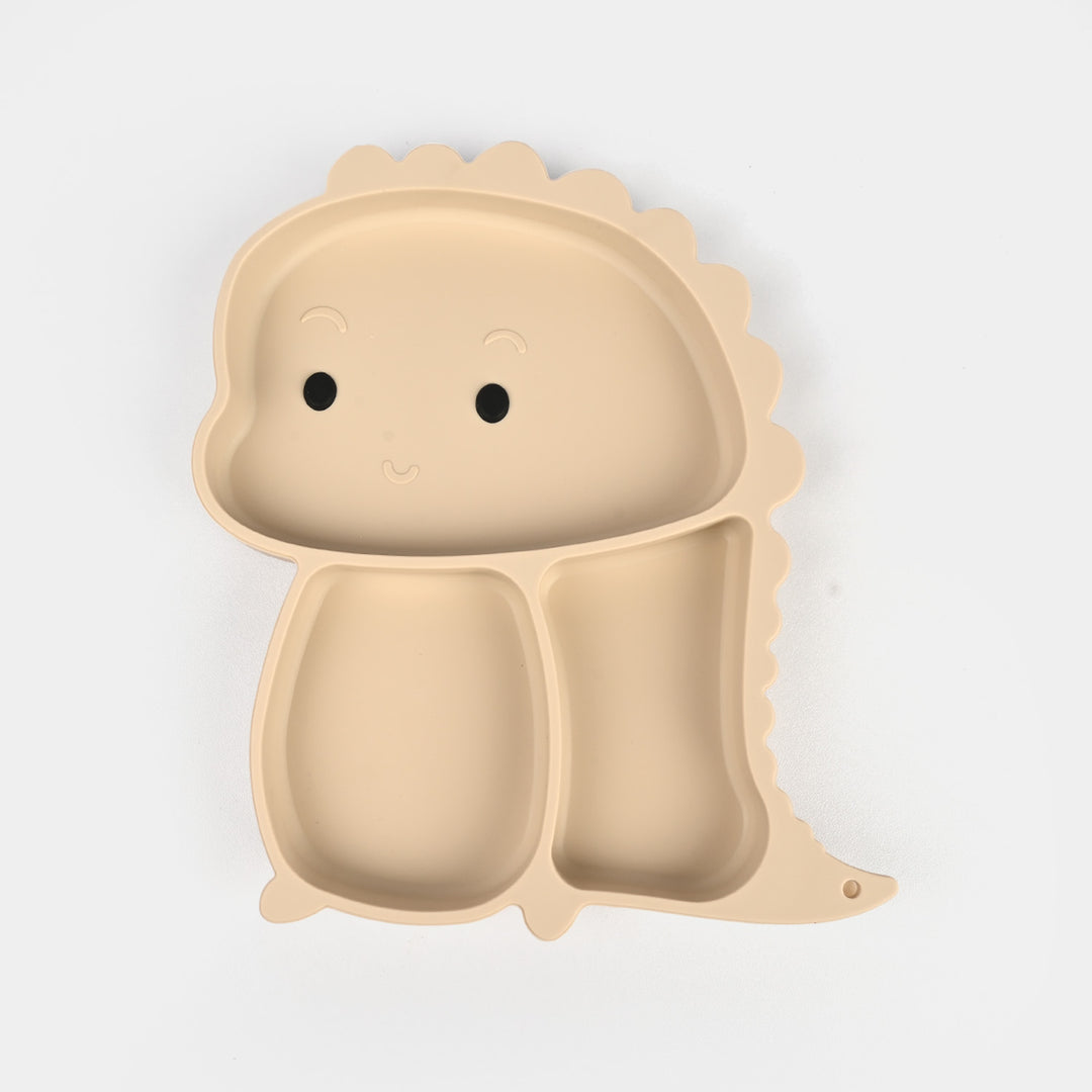 Baby Silicone Plate with Fork & Spoon Set