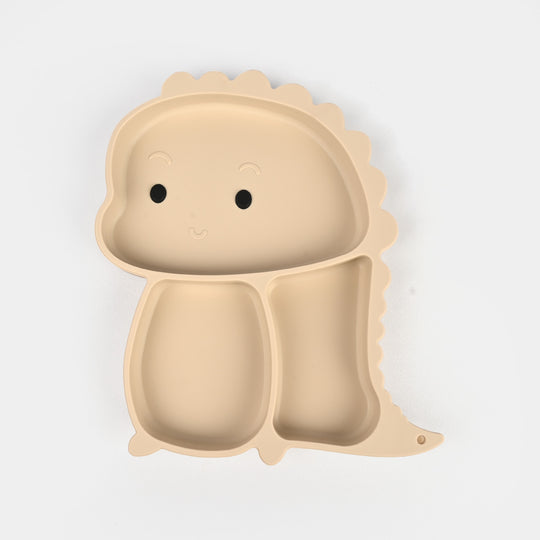 Baby Silicone Plate with Fork & Spoon Set