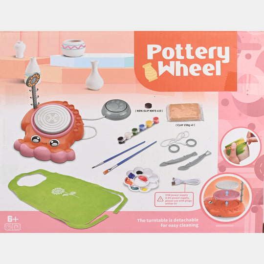 Kids Pottery Wheel Creative Craft Set