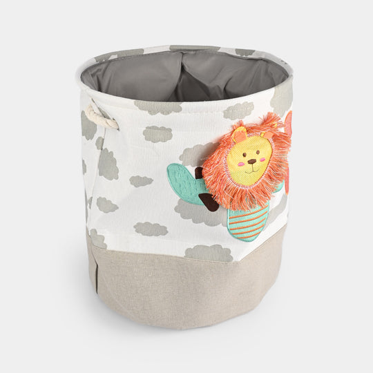 Playful Lion Storage Basket – Kids Room Organizer
