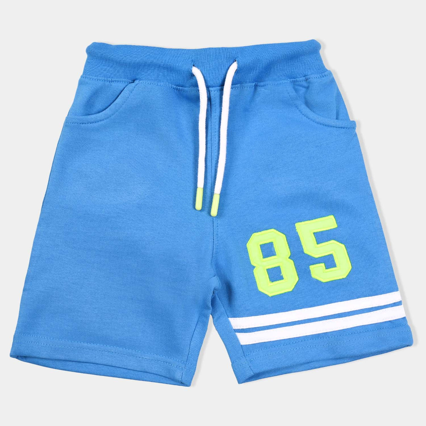 Boys Cotton Terry Knitted Terry Short-Brill.Blue