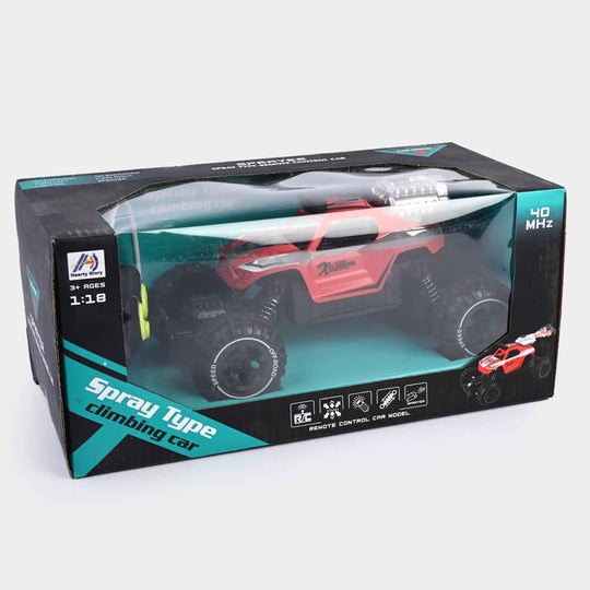 Remote Control Climbing Spray Car For Kids