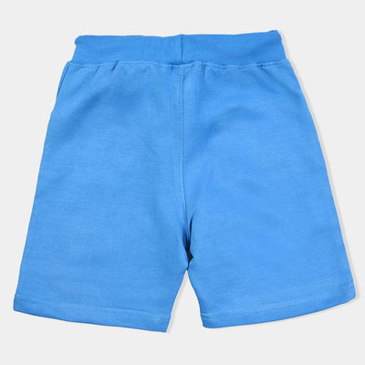 Boys Cotton Terry Knitted Terry Short-Brill.Blue