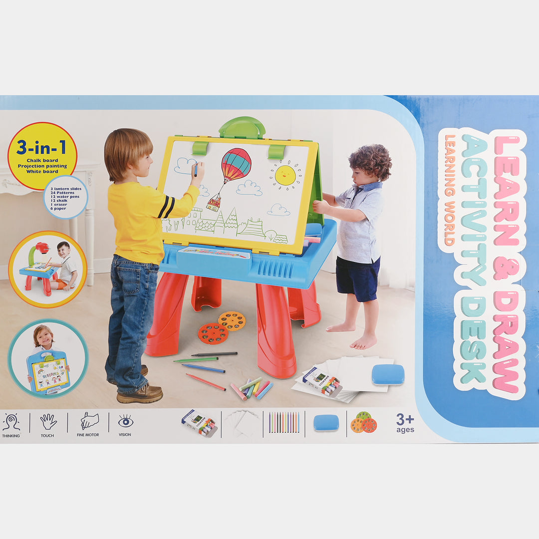 Multi Functional Projection Painting Table