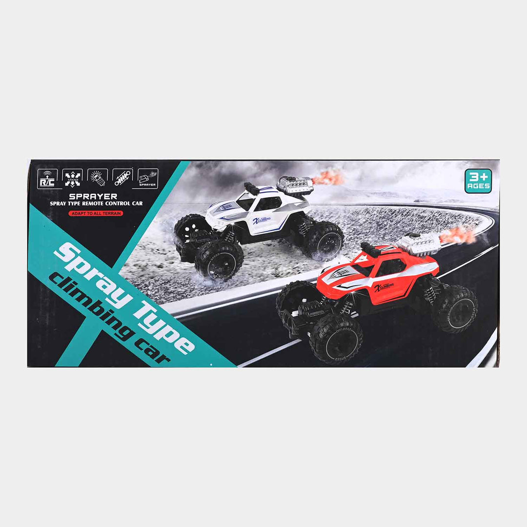 Remote Control Climbing Spray Car For Kids