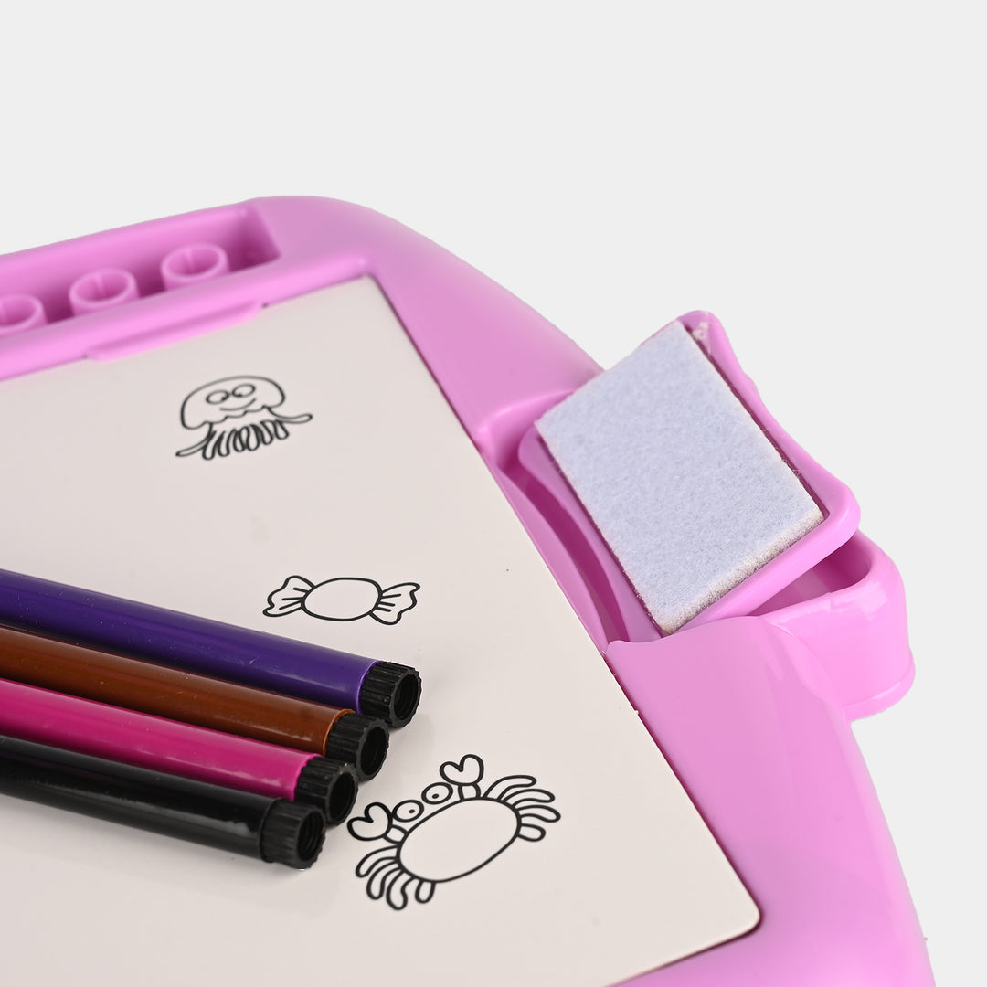 Kids Projector Painting Art Table Set