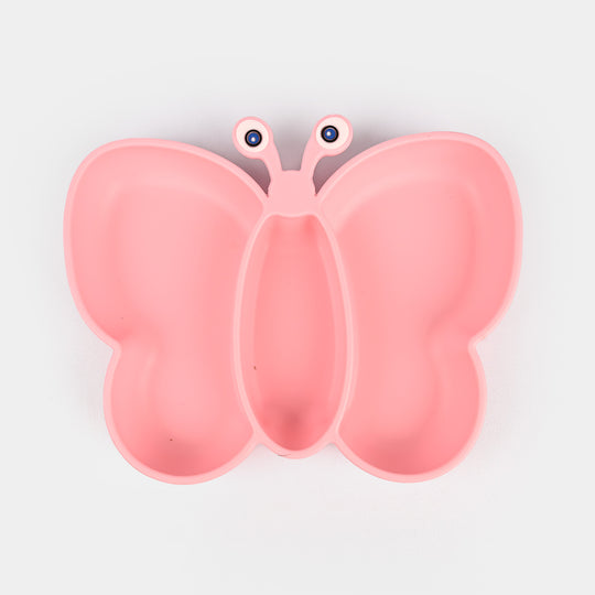 Baby Silicone Plate with Fork & Spoon Set