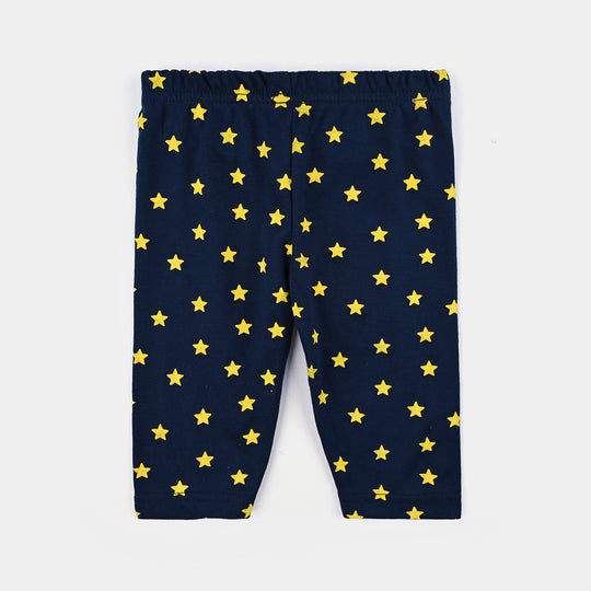 Infant Baby Poly Cotton Night Suit Star-N/Blue