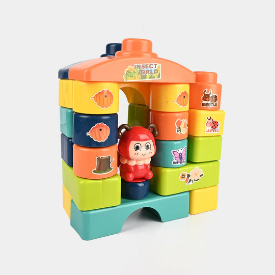 Kids Building Blocks Set - 27 Pieces