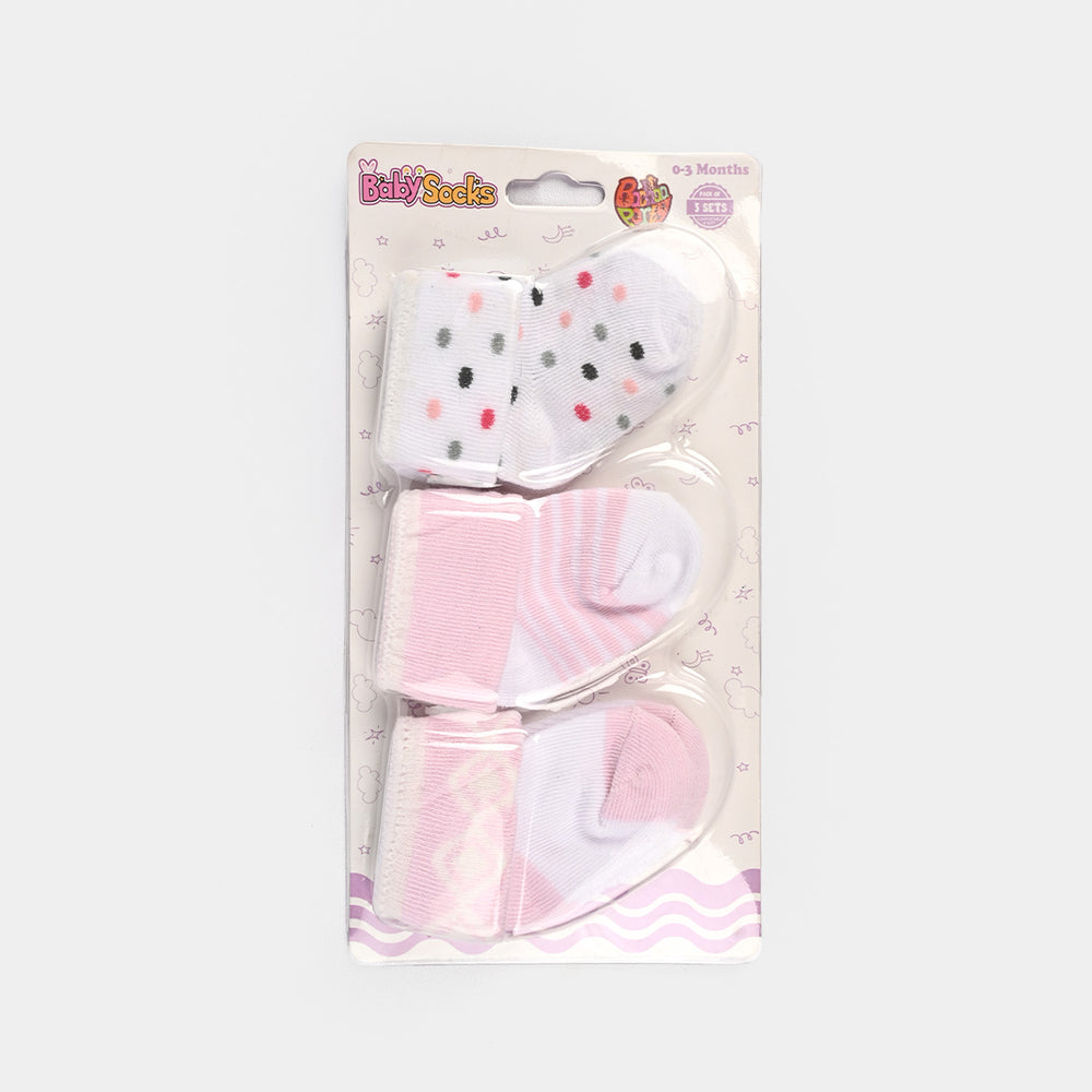 Infant Baby Socks Pack Of 3