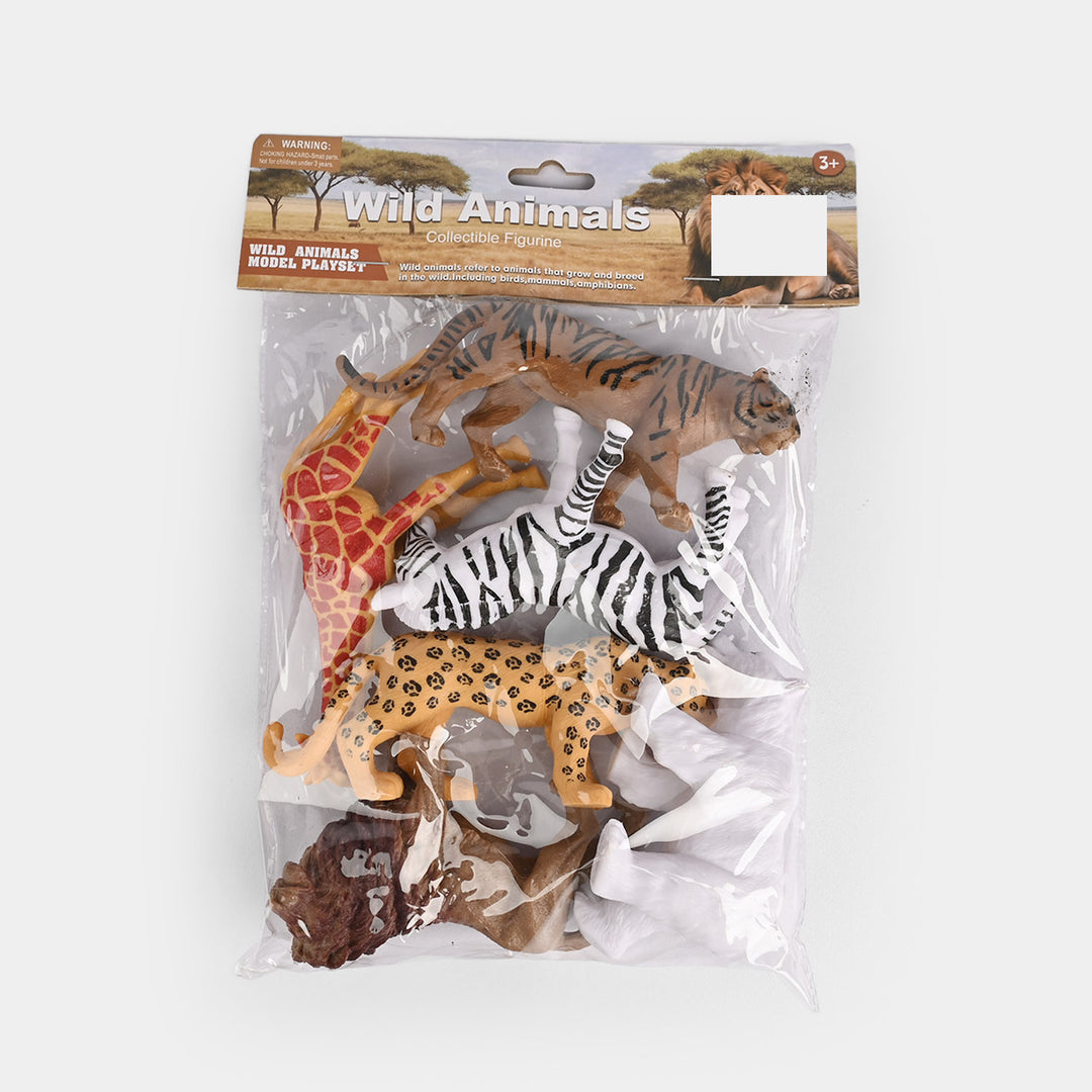 Wild Animals Collectible Figurine Set