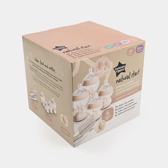 Tommee Tippee Natural Start Newborn Starter Set | 6 Pieces