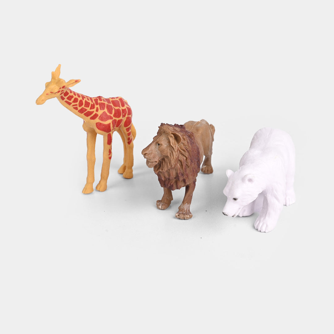 Wild Animals Collectible Figurine Set