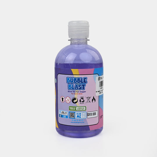 Bubble Liquid Bottle 500ml Purple