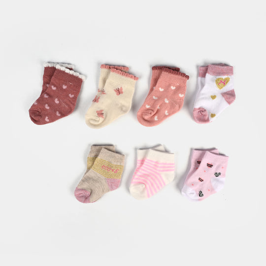 Infant Baby Socks Pack Of 7 Pcs Set