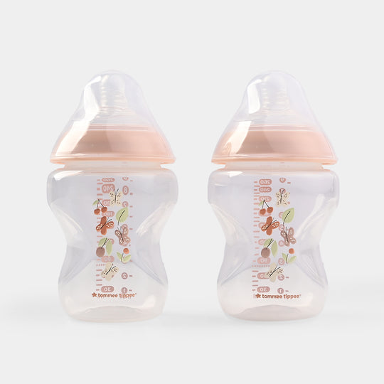 PP Tinted Bottle 260 with Medium TEAT Pack of 2 TT 423916