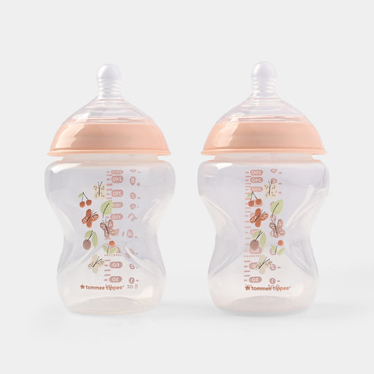 PP Tinted Bottle 260 with Medium TEAT Pack of 2 TT 423916