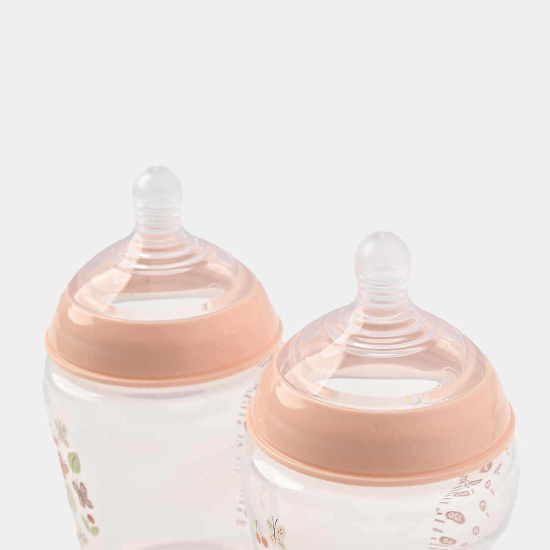 PP Tinted Bottle 260 with Medium TEAT Pack of 2 TT 423916