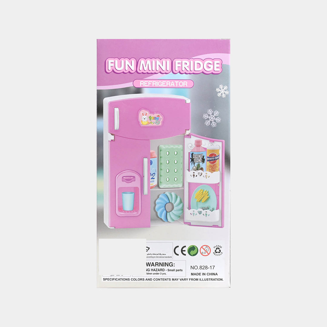 Mini Refrigerator Play Set For Kids