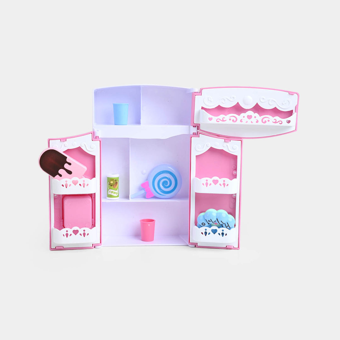 Mini Refrigerator Play Set For Kids