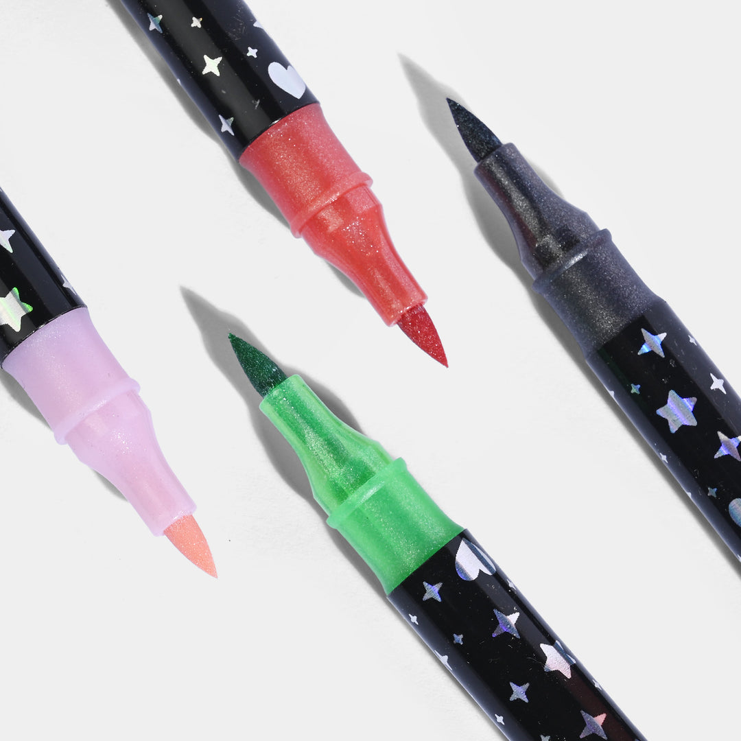 TouchLove Glitter Dual Tip Markers – 24 Pack