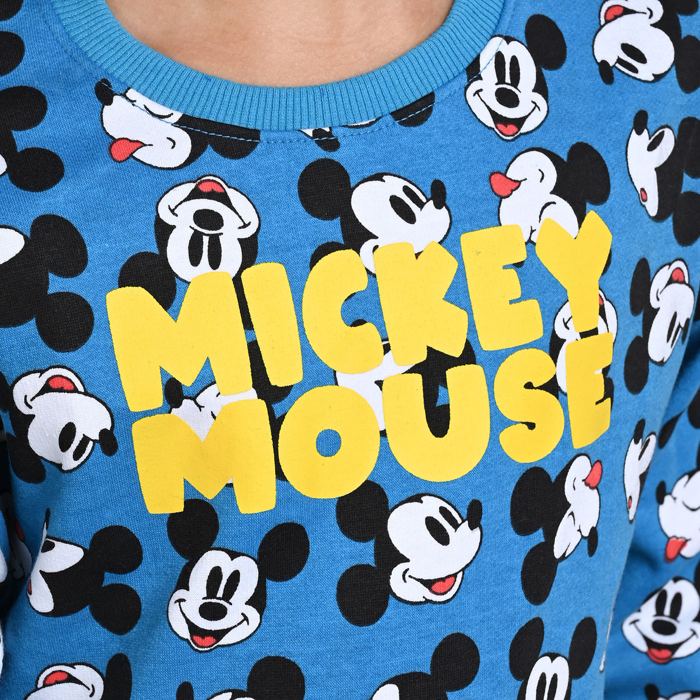 Boys Fleece Sweatshirt Mickey-Blue Jay