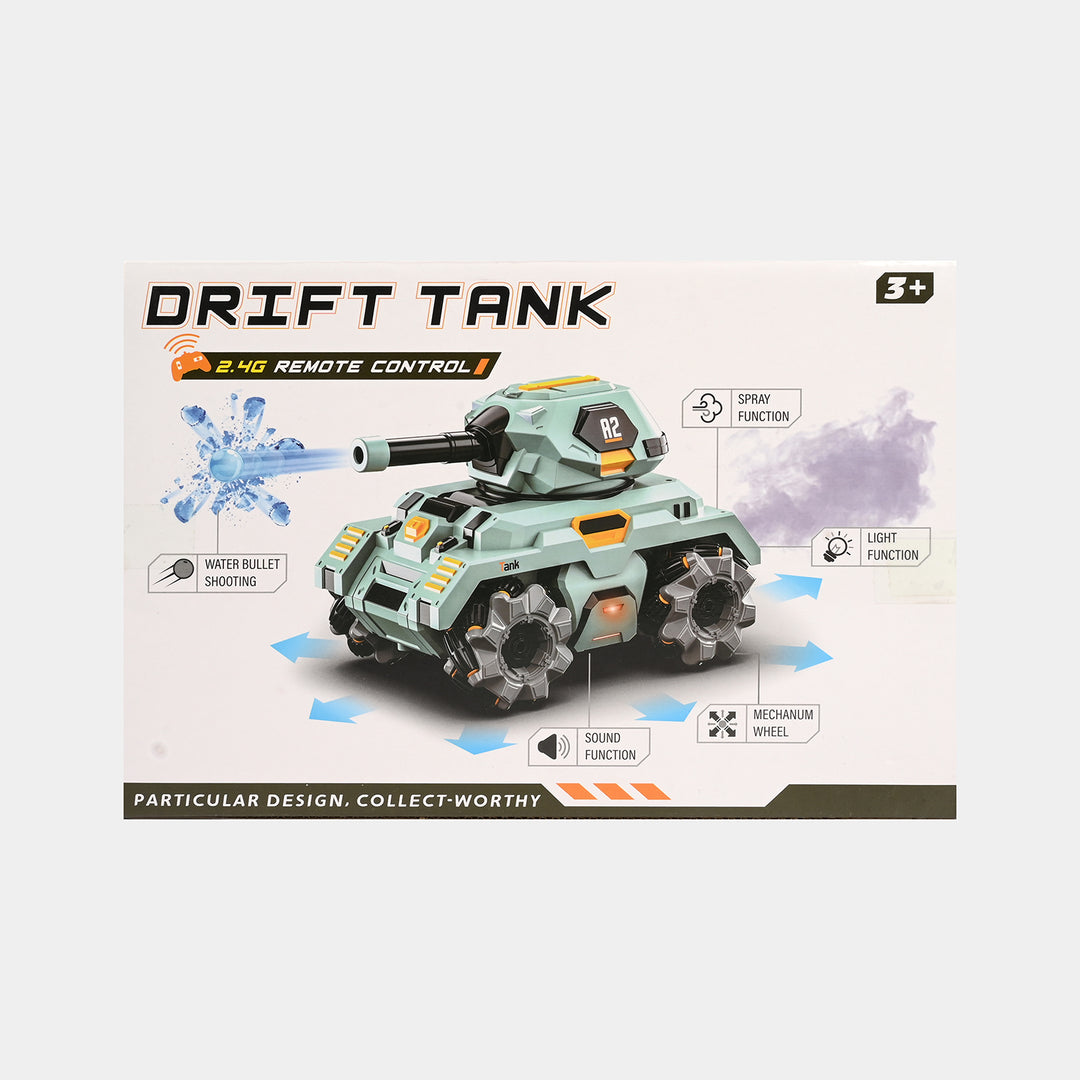 2.4G Remote Control Drift Tank for Kids