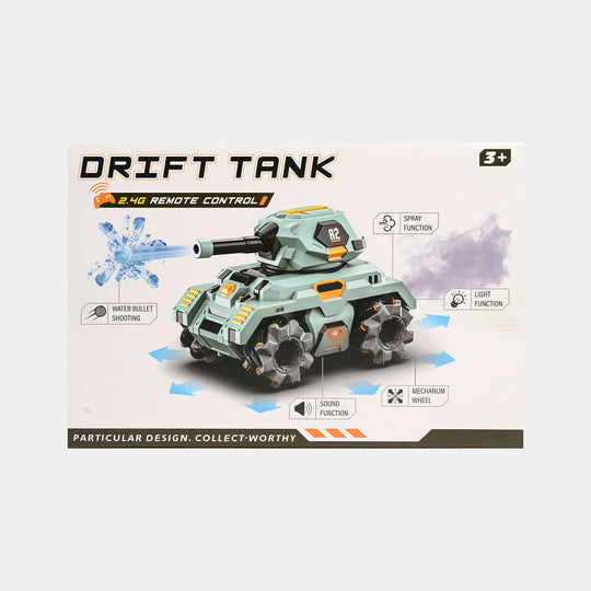 2.4G Remote Control Drift Tank for Kids
