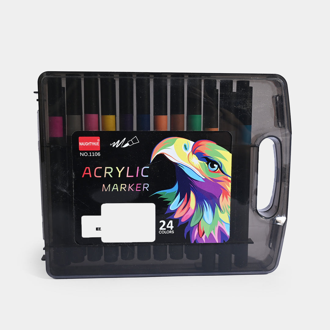 Acrylic Marker Set – 24 Colors