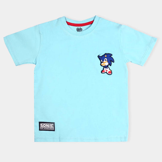 Boys Slub Jersey T-Shirt H/S -T.Turquoise