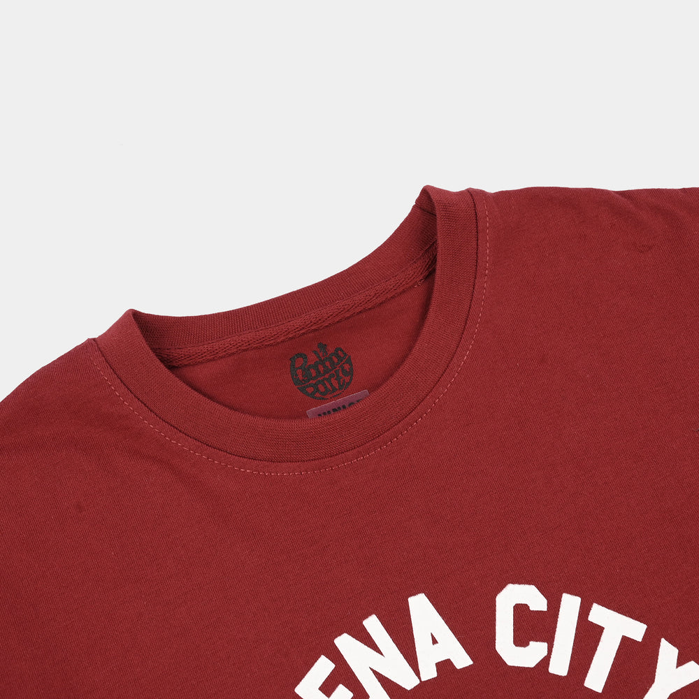 Boys Jersey/Terry T-Shirt (Arena City) - Maroon