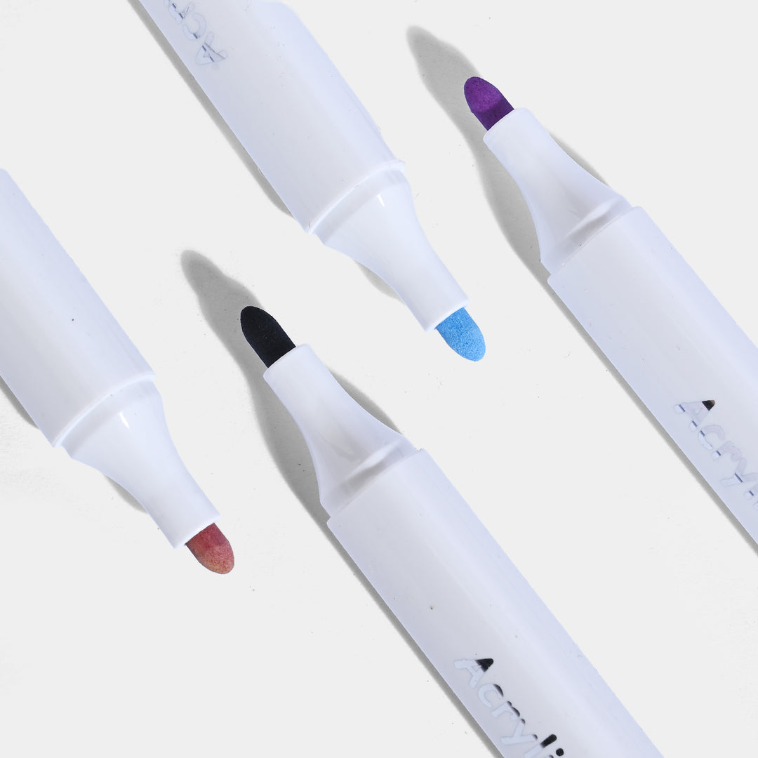 Acrylic Marker Pen Set – 27 Pieces