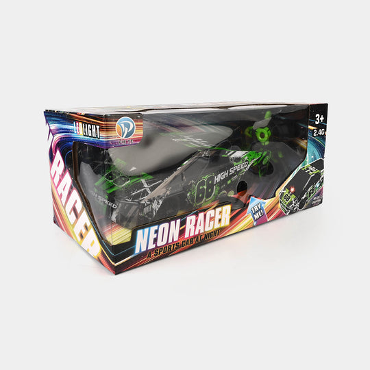 Neon Racer Remote Control Sports Car