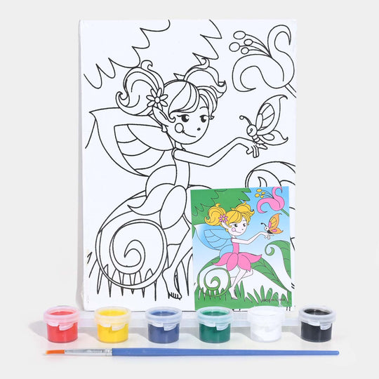 Canvas + Water Color For Kids