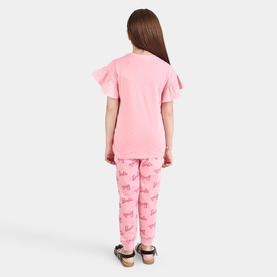 Girls Jersey/Terry 2 Piece Suit