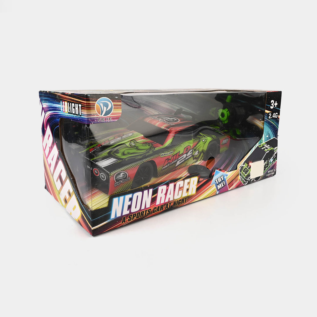 Neon Racer Remote Control Sports Car