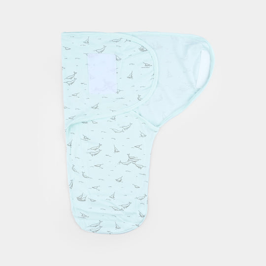 Baby Swaddle with Cap & Mittens Set