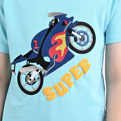 Boys Cotton Jersey T-Shirt H/S Super Bike