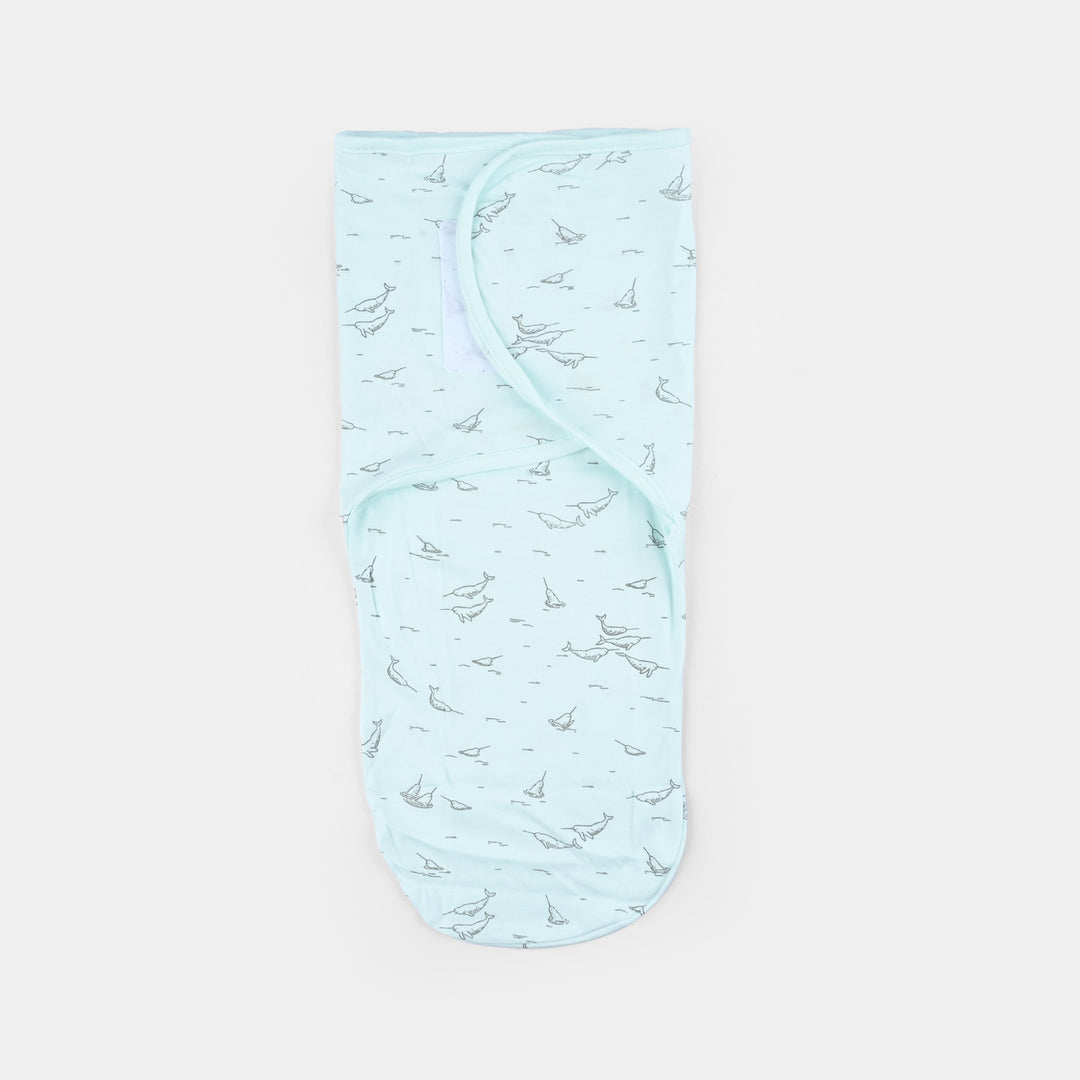 Baby Swaddle with Cap & Mittens Set