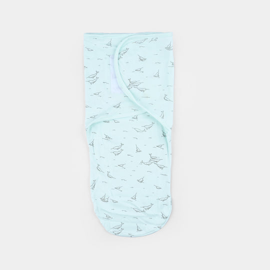 Baby Swaddle with Cap & Mittens Set