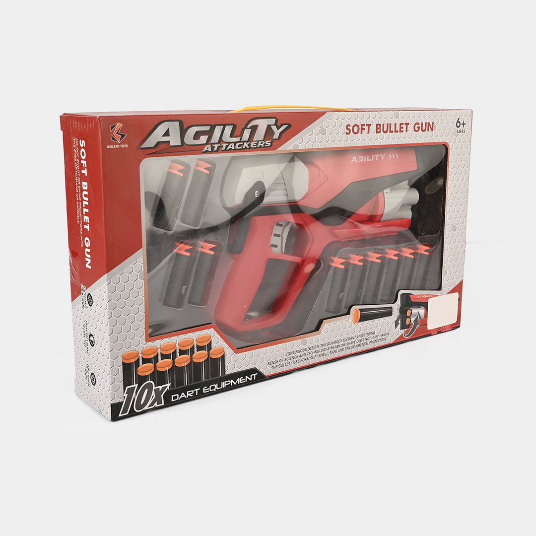 Soft Bullet Dart Blaster Toy for Kids