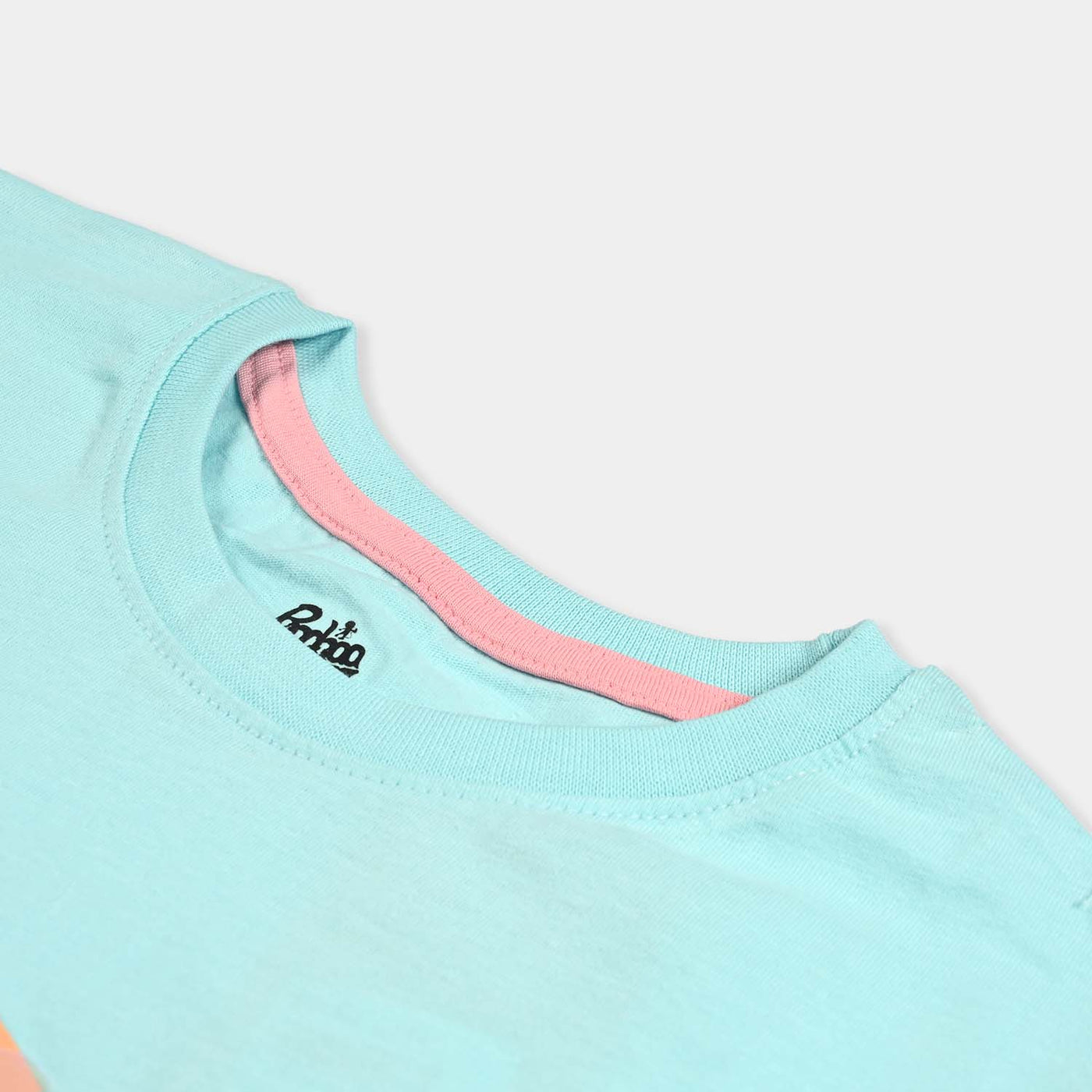 Girls Slub Jersey T-Shirt H/S -T-Turquoise