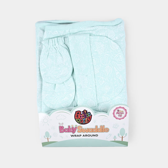 Infant Big Swaddle with Cap & Mittens