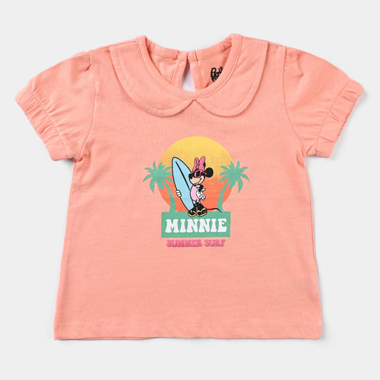 Infant Girls Slub Jersey T-Shirt -P. Nectar