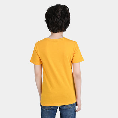 Boys Cotton Jersey T-Shirt H/S Endless-Citrus