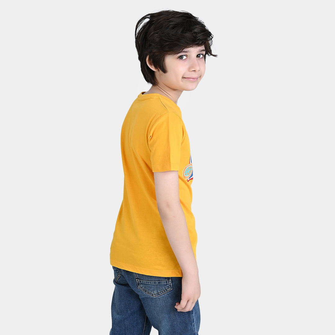 Boys Cotton Jersey T-Shirt H/S Endless-Citrus