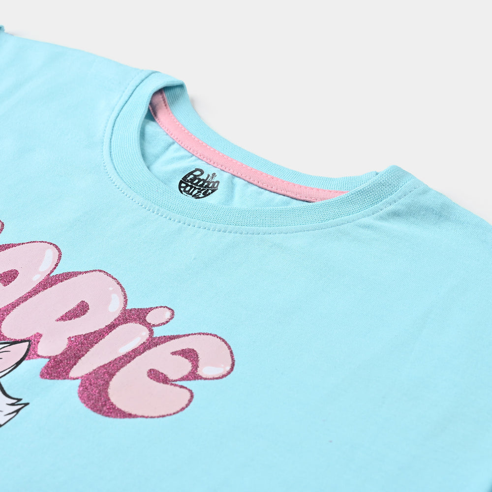 Girls Sub Jersey T-Shirt H/S Marie-T-Turquois