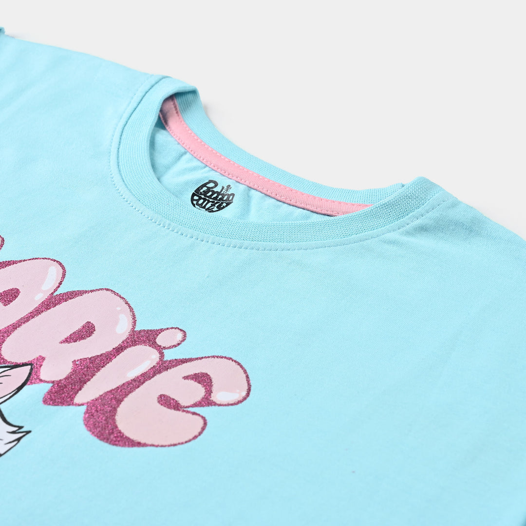 Girls Sub Jersey T-Shirt H/S Marie-T-Turquois
